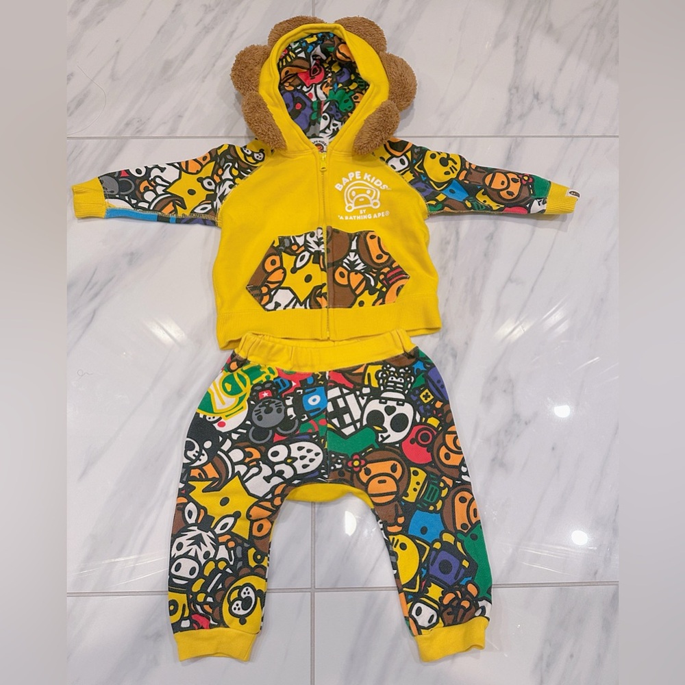 Bape Kids animal lion Set